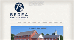 Desktop Screenshot of berea-baptist-church.org